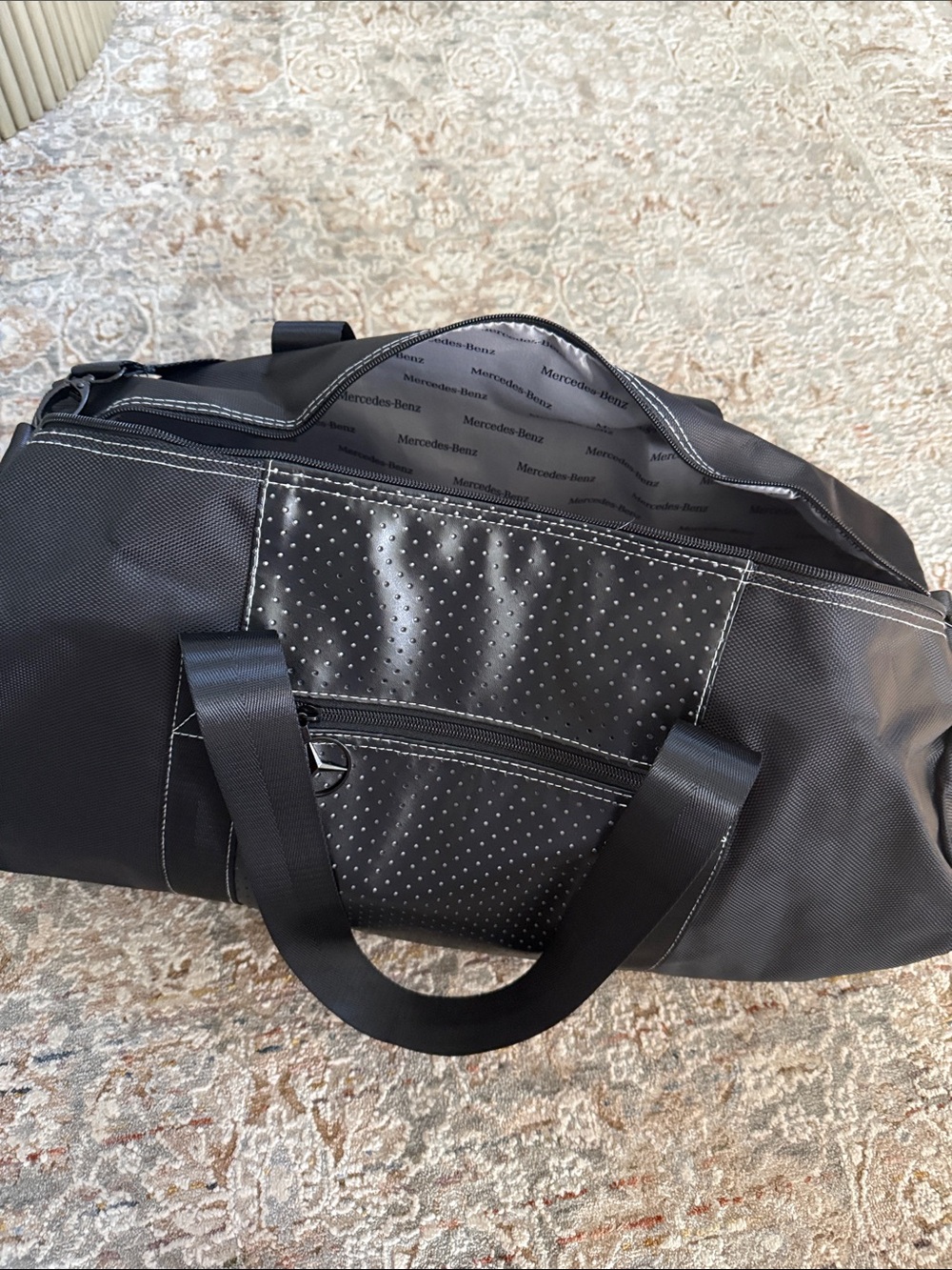 NEW Black MERCEDES BENZ Travel duffel bag carry on luggage tote